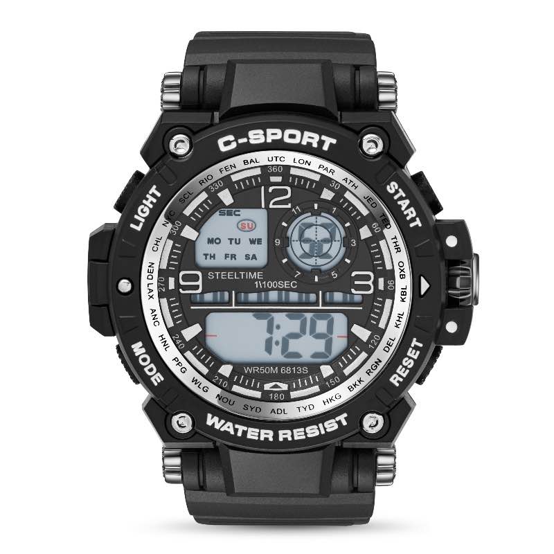 Men's Dawn to Dusk Digital Watch